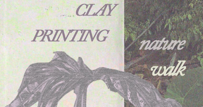 CLAY PRINTING IN NATURE workshop 