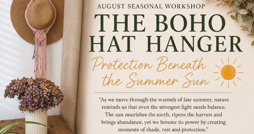 Boho Hat Hanger Seasonal Workshop
