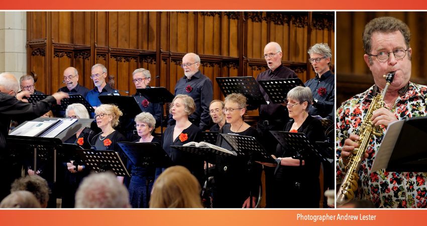 Collati Singers with David Davies (organ) and andy Williamson (saxophone)