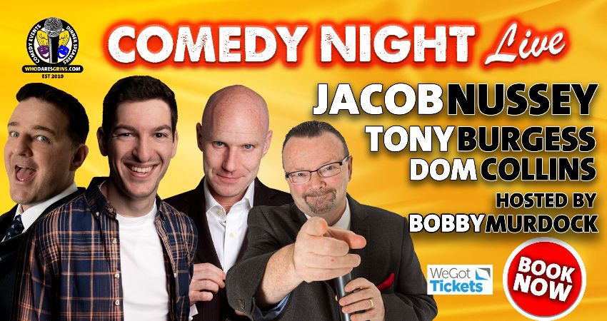 Comedy Night Live with Jacob Nussey 