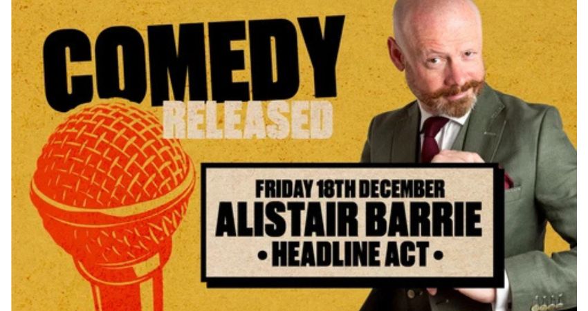 Stand up Comedy with Headliner Alistair Barrie 