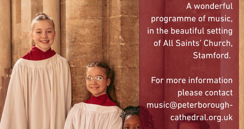 An evening of choral music with Peterborough Cathedral Choir