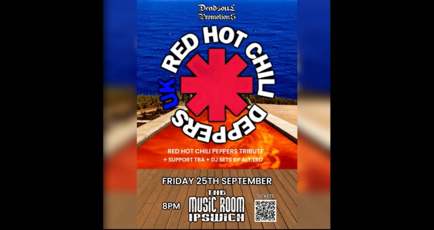 RED HOT CHILI DEPPERS UK - LIVE AT THE MUSIC ROOM - IPSWICH 