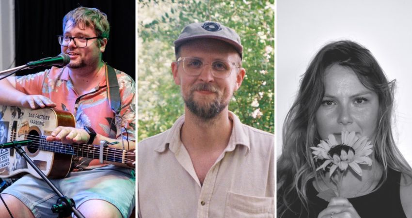 Sam Moss + Leah Sinead + Alex Hale 