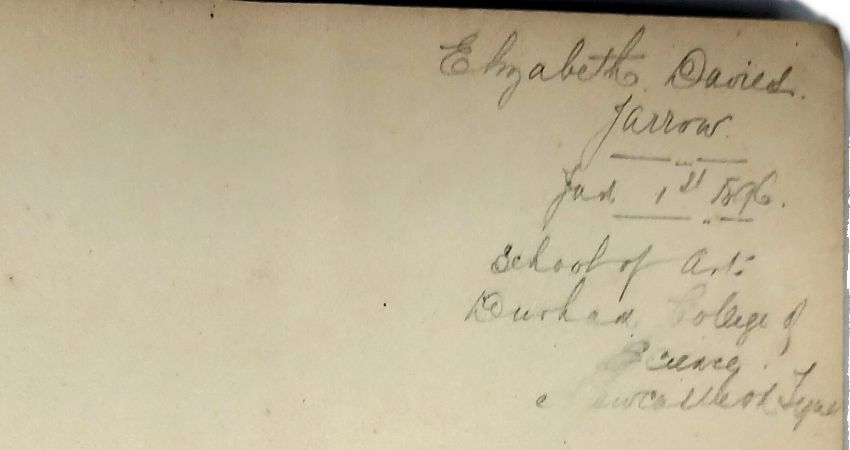 .“Elizabeth Davies, Jarrow”: women in the Newcastle Art School 