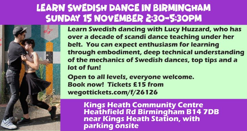Learn Swedish Dance with Lucy Huzzard