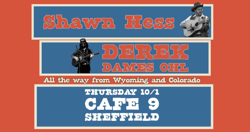 An evening with Shawn Hess and Derek Dames at Cafe No9 