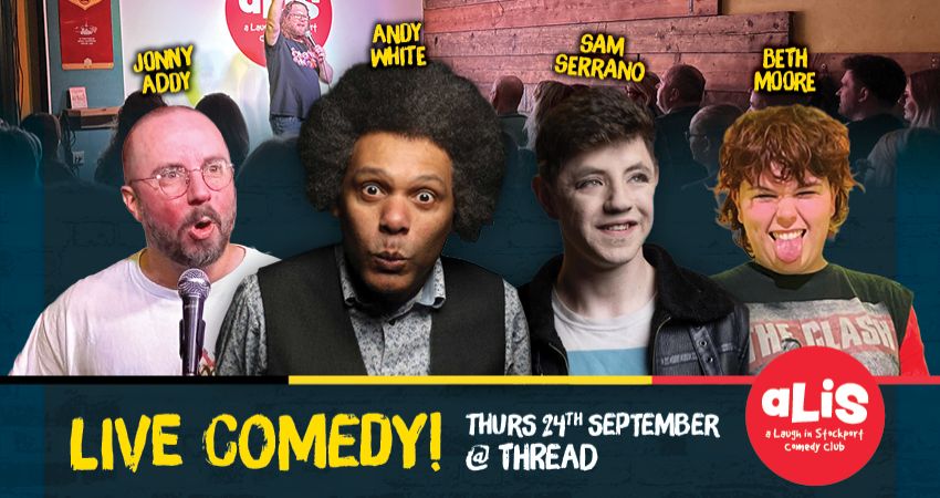 A Laugh In Stockport Comedy Club – September 