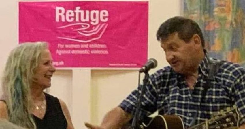 Chris Milner and Beth Burrows in concert