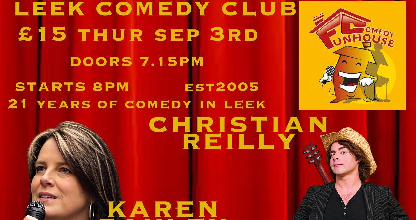Karen Bayley Christian Reilly  headliners  