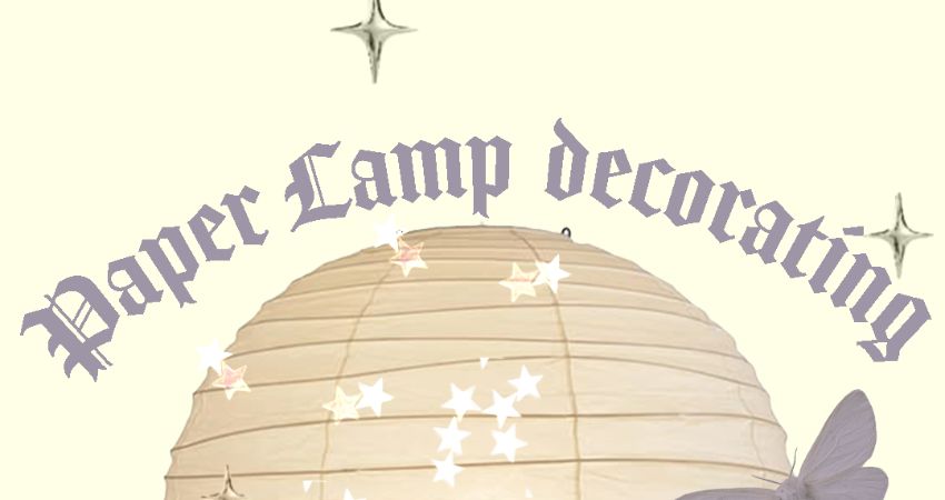 Paper lamp decorating workshop 