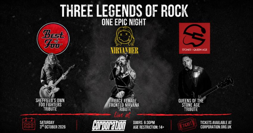 The Ultimate Alternative Rock Tribute Night – Foo Fighters, QOTSA & Nirvana