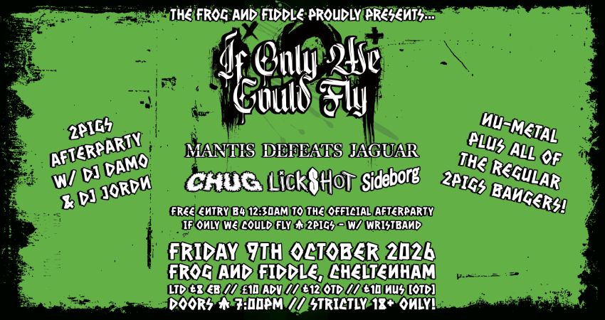 IF ONLY WE COULD FLY: THE LIVE EDITION! - MANTIS DEFEATS JAGUAR // CHUG // LICKSHOT // SIDEBORG 