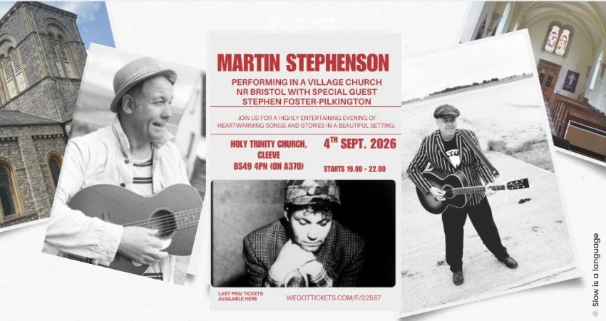 Martin Stephenson at Holy Trinity Church, Cleeve 