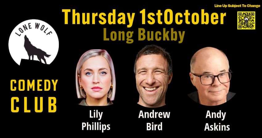 LONE WOLF COMEDY CLUB - LONG BUCKBY 