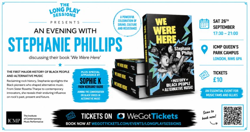 The Long Play Sessions - Stephanie Phillips: In Conversation and Book Signing 