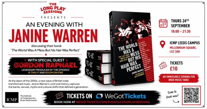 The Long Play Sessions - Janine Warren: In Conversation with Gordon Raphael and Book Signing 