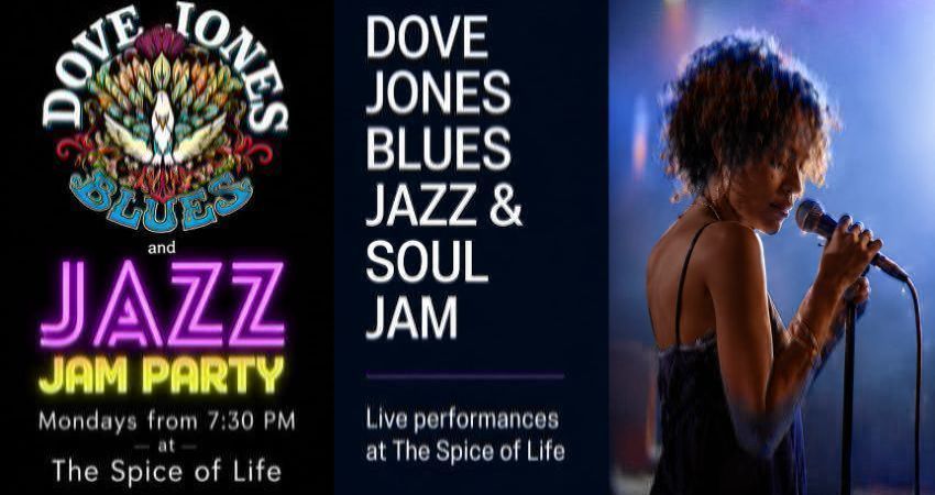 DOVE JONES CONNECTION BLUES & JAZZ JAM PARTY at The Spice of Life Soho 