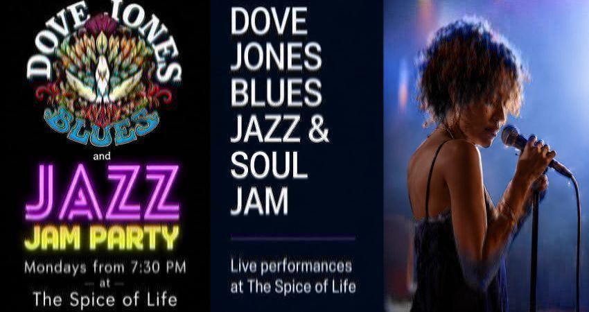 DOVE JONES CONNECTION BLUES & JAZZ JAM PARTY at The Spice of Life Soho 