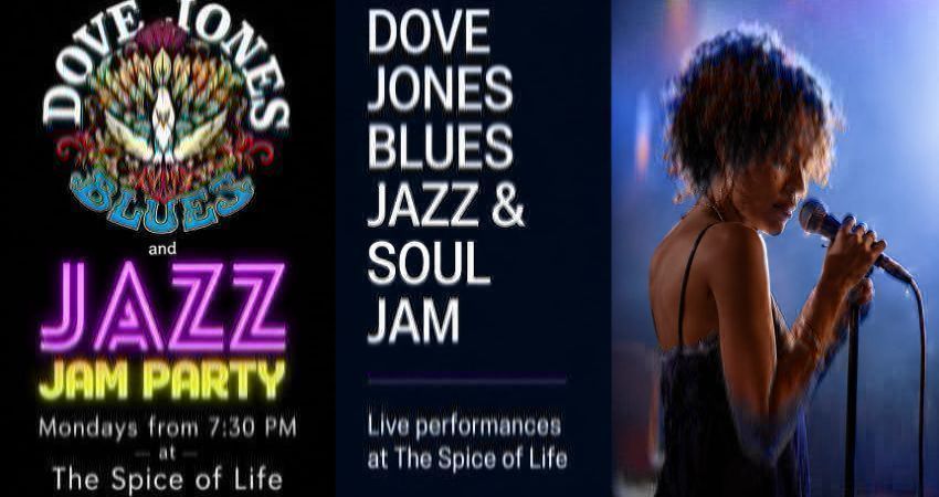 DOVE JONES CONNECTION BLUES & JAZZ JAM PARTY at The Spice of Life Soho 
