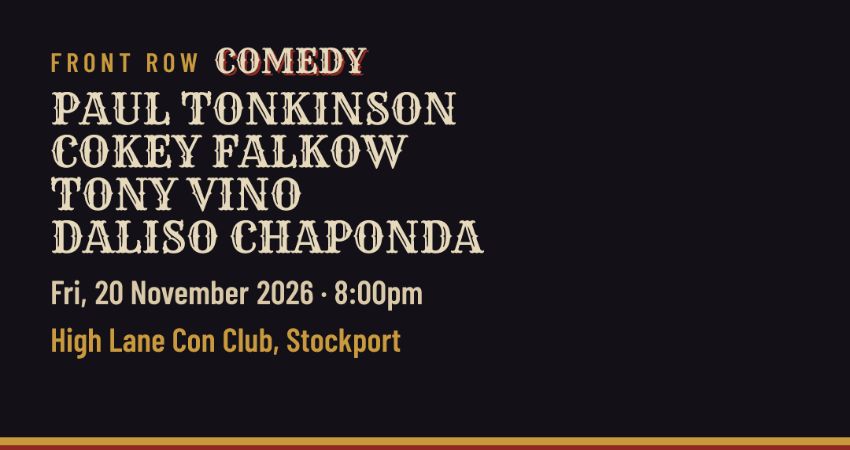 Comedy Night @ High Lane Con Club, Fri 20th November 2026 