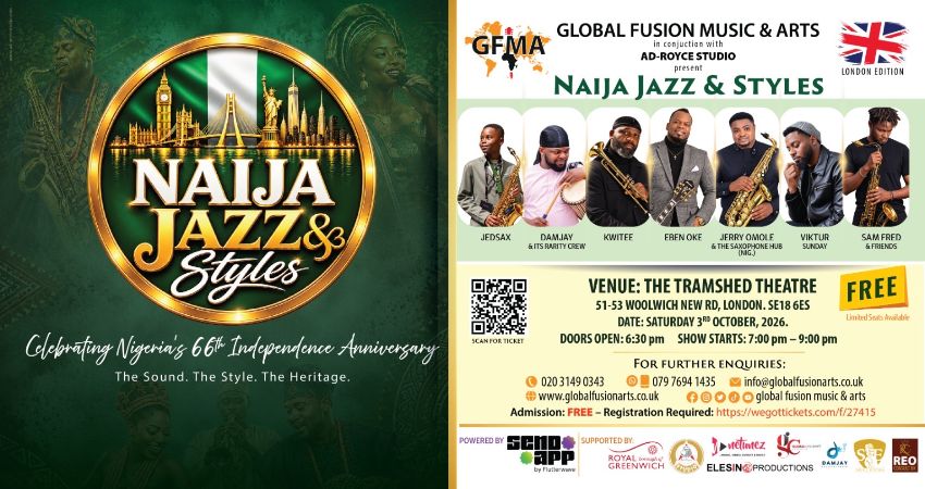 Naija Jazz & Styles - Celebrating Nigeria's 66th Independence