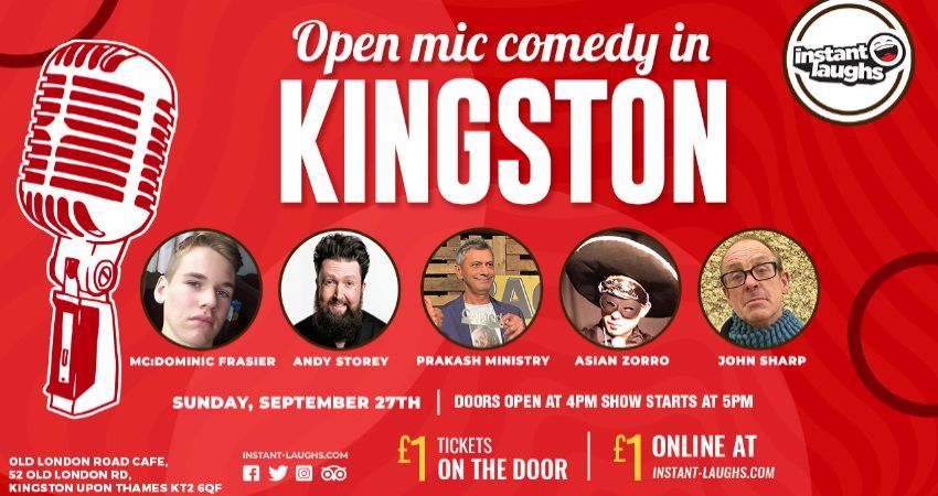 Open mic comedy in Kingston 