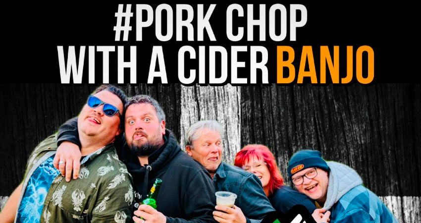 Pork Chop With A Cider Banjo support 'Tin Sandwich