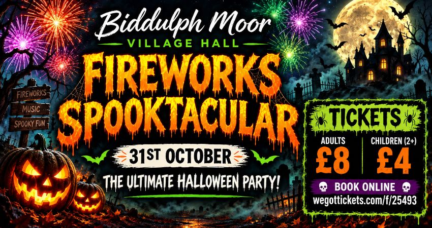 Biddulph Moor Village Hall - Fireworks Spooktacular 