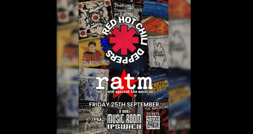 RED HOT CHILI DEPPERS UK - LIVE AT THE MUSIC ROOM - IPSWICH 