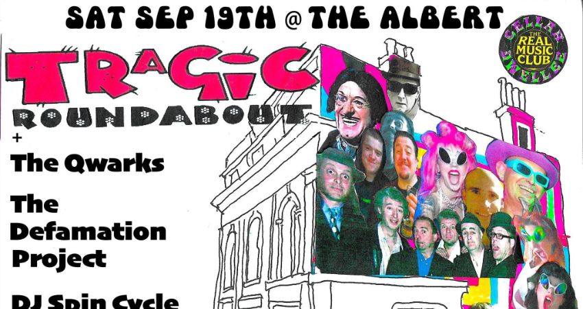 Tragic Roundabout + The Qwarks + The Defamation Project + The Crumpets with DJ Spin Cycle at the prince albert