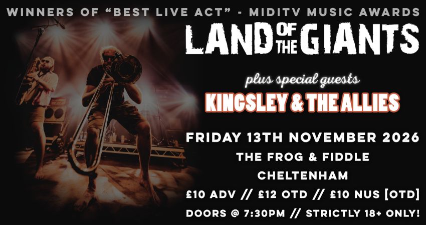 LAND OF THE GIANTS - AUTUMN TOUR 2026! 