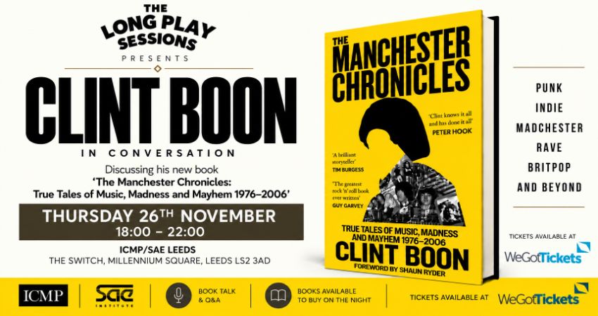 Clint Boon: In Conversation and Book Signing
