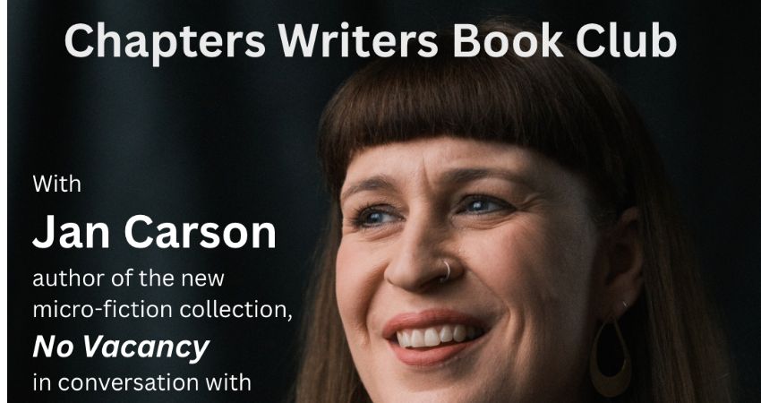 Chapters Writers Book Club with Jan Carson 