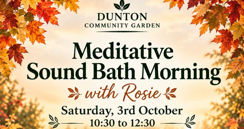 Saturday Morning Meditative Sound Bath with Rosie