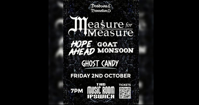 MEASURE FOR MEASURE - LIVE AT THE MUSIC ROOM - IPSWICH