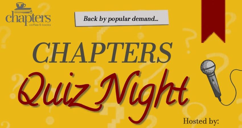 Chapters Pub Quiz 