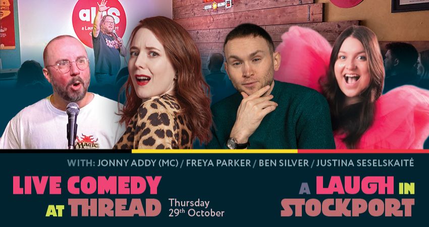 A Laugh In Stockport Comedy Club – October 