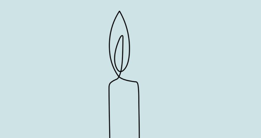 Festive Candle Painting