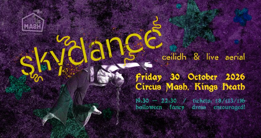 Skydance Halloween Ceilidh and Live Aerial night