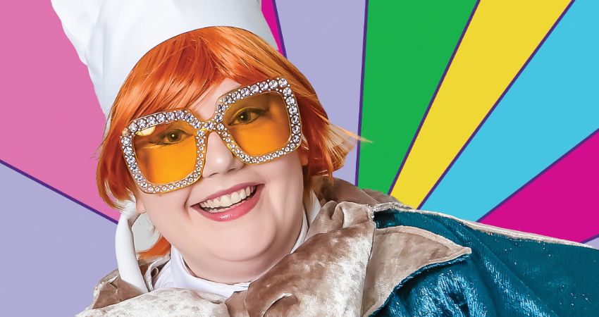 Katie Pritchard is Sir Elton Scone 