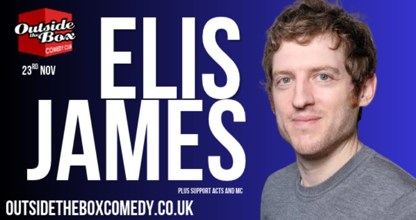 ELIS JAMES at Outside the Box Comedy Club in Kingston 