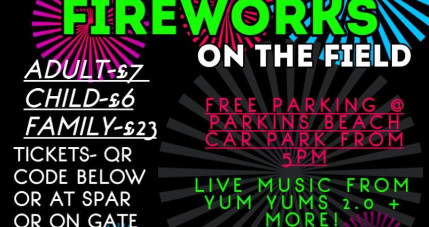 Woolacombe Bonfire & Fireworks Night 2026