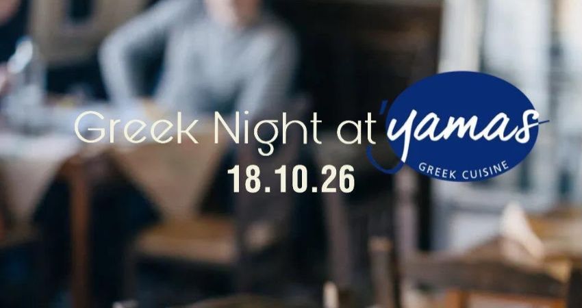 Greek music night at Yamas