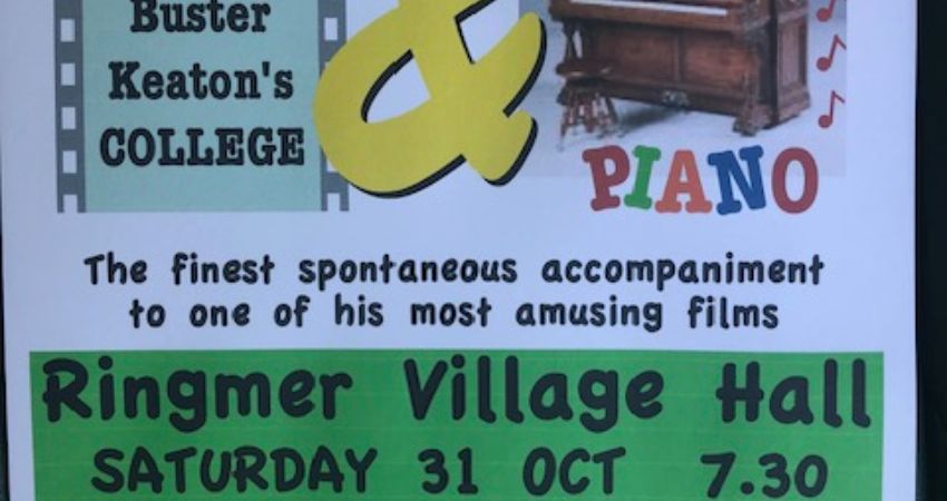 Buster Keaton College with Live piano accompaniment 