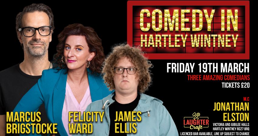 March's Comedy in Hartley Wintney 