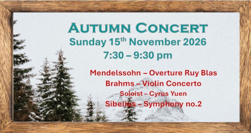 Swindon Symphony Orchestra Autumn Concert 2026