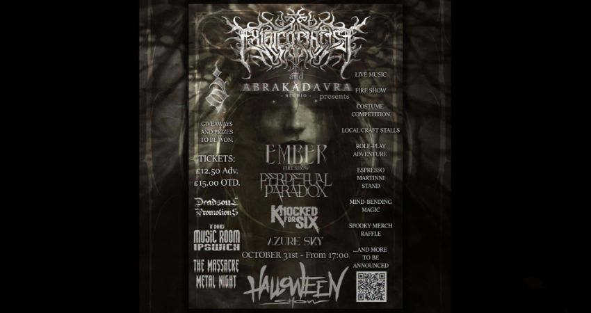 HALLOWEEN MASSACRE 2026 - LIVE AT THE MUSIC ROOM - IPSWICH 
