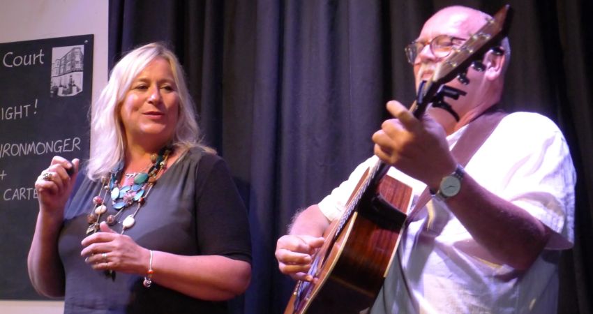 Sally Ironmonger & Brian Carter at the Cutty Wren 