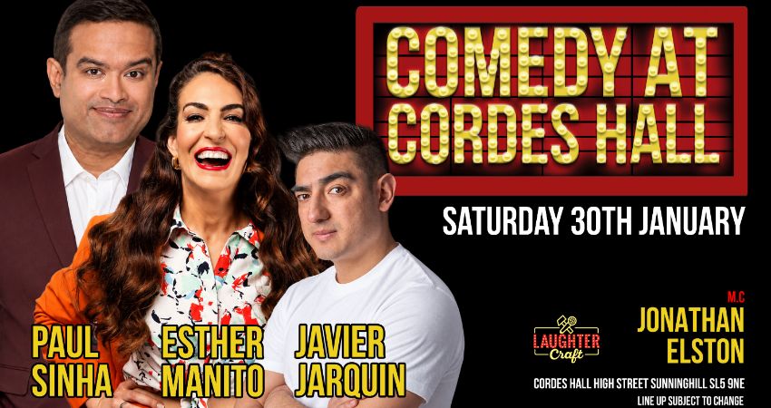 January's Comedy at Cordes Hall 